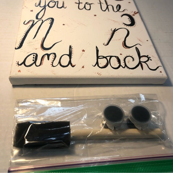 Kel Grizz Art | Hand Painted Canvas Art - DIY Child Handprint/Footprint Keepsake - Picture 2 of 7